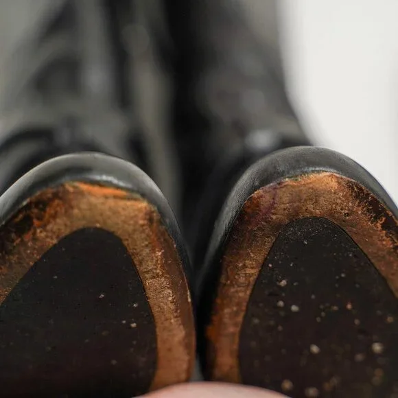 Miu Miu Knee High Kitten Heel Boots - Picture 9 of 15